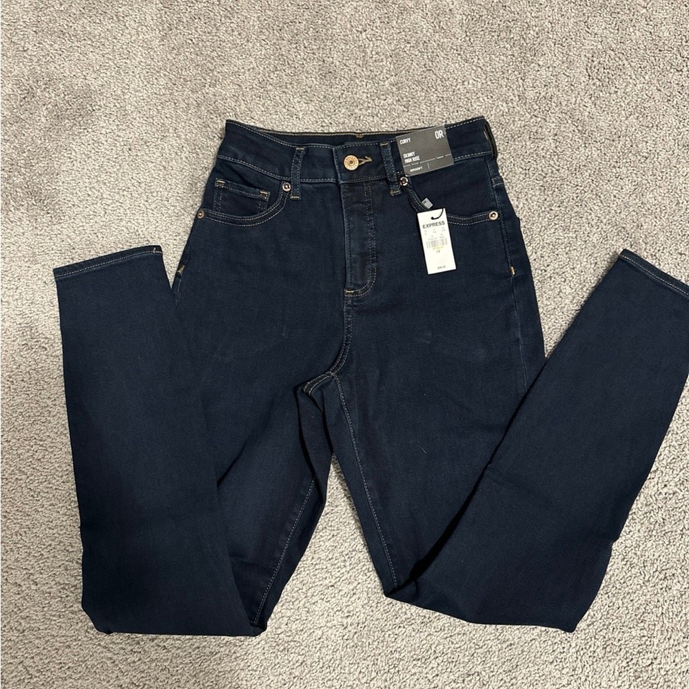 Express high waisted skinny jeans nwt